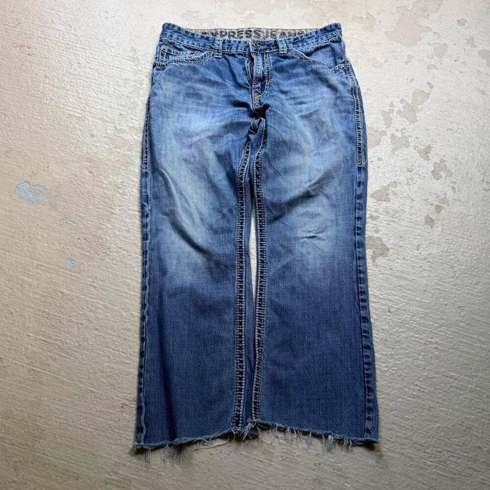 Express Jeans Y2K Men's 34x26 Kingston Cropped Flared Jeans
